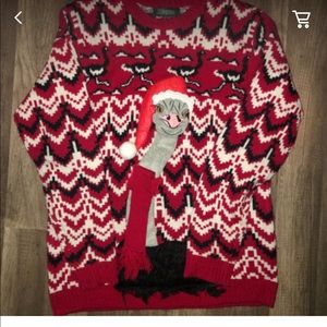 Ostrich ugly sweater